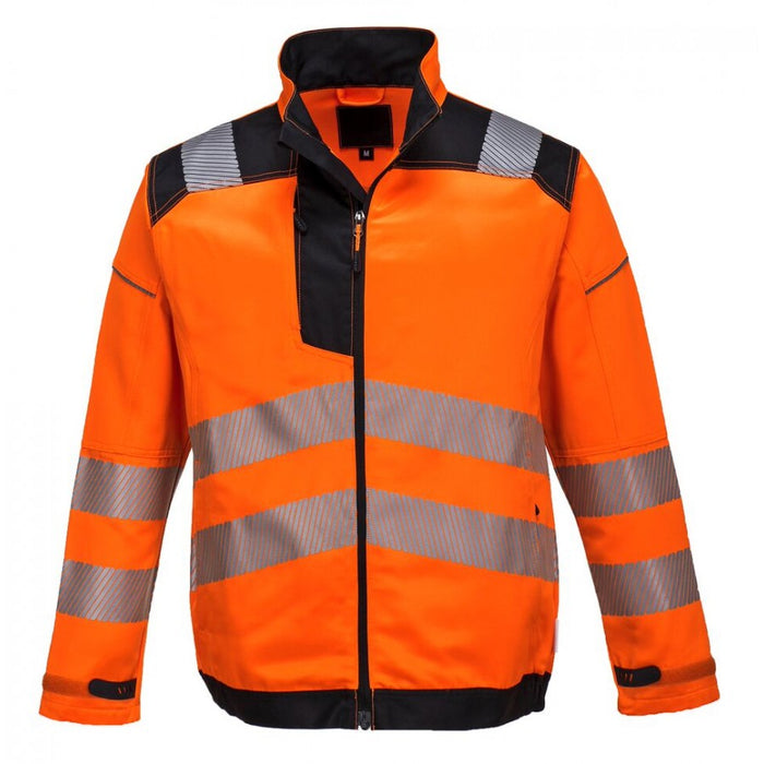 PW3 Hi-Vis Work Jacket Orange T500