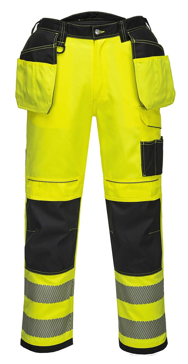 PW3 Hi-Vis Holster Work Trouser Yellow T501