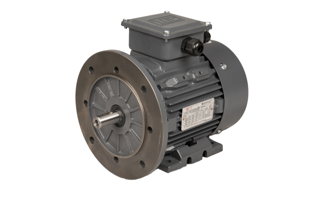 TEC-Three-Phase-Cast-Iron-Electric-Motor-0.75kw-6-Pole-B14-IE3