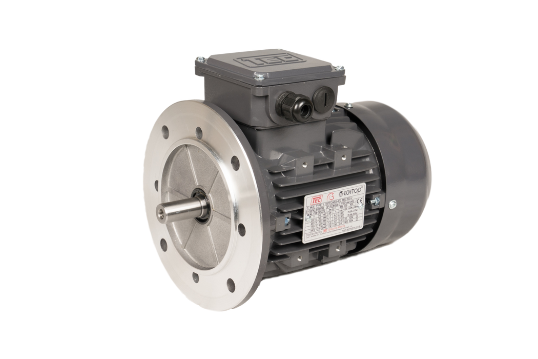 TEC-Three-Phase-Electric-Motor-0.75kw-6-Pole-Flange-Mounted-B5-IE3