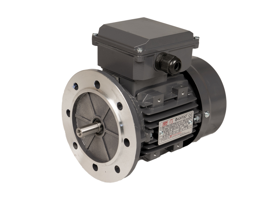 TEC-Three-Phase-Aluminium-Electric-Motor-1.1kw-6-Pole-Reduced-Flange-Mounted-B5R-IE2