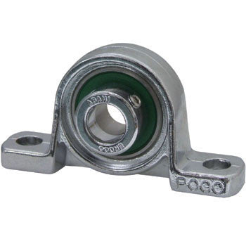 UP001 12mm Bore Self Lube Bearing 2 Bolt Aluminium Plummer / Pillow Block with Eccentric Collar